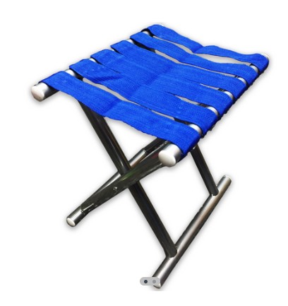 Banco plegable de tela